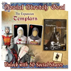 La Expansión Los Caballeros Templarios se desbloqueará con 50 comparticiones del proyecto en Redes Sociales